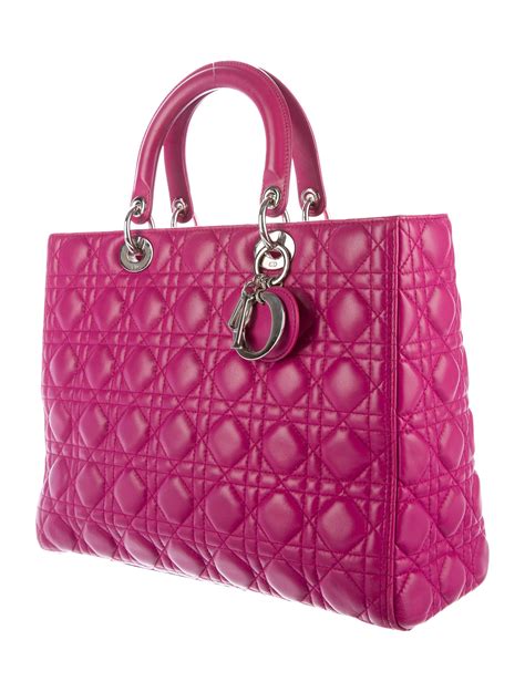 large lady Dior handbag